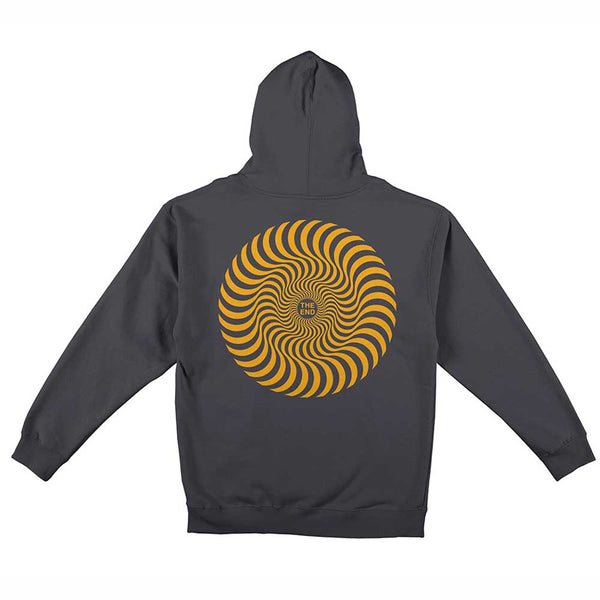 Spitfire Wheels Classic Swirl Overlay Zip Hooded Sweat