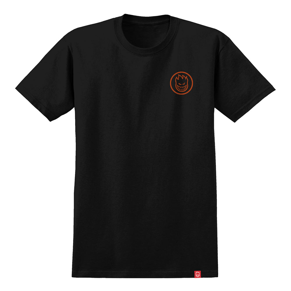 Spitfire Wheels Swirled Classic T-shirt front