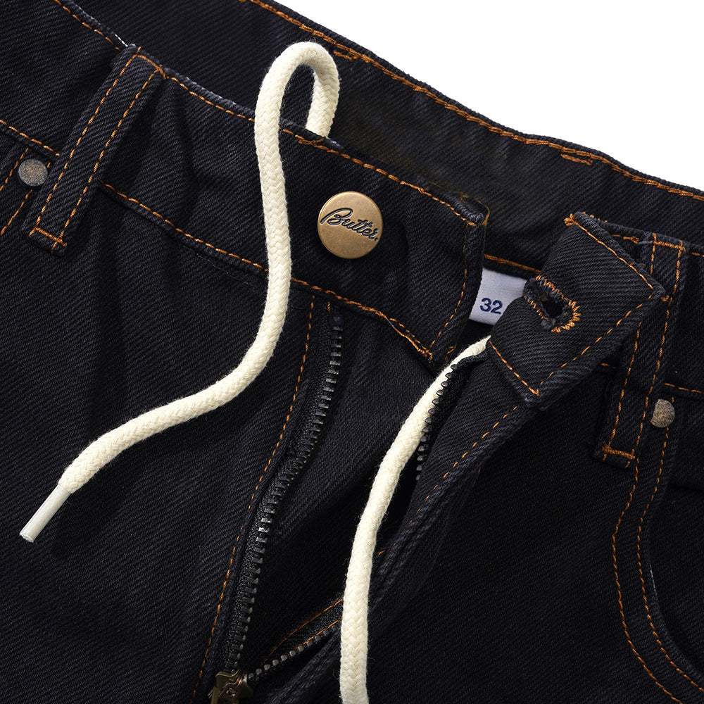 Butter Goods Baggy Denim Shorts waist