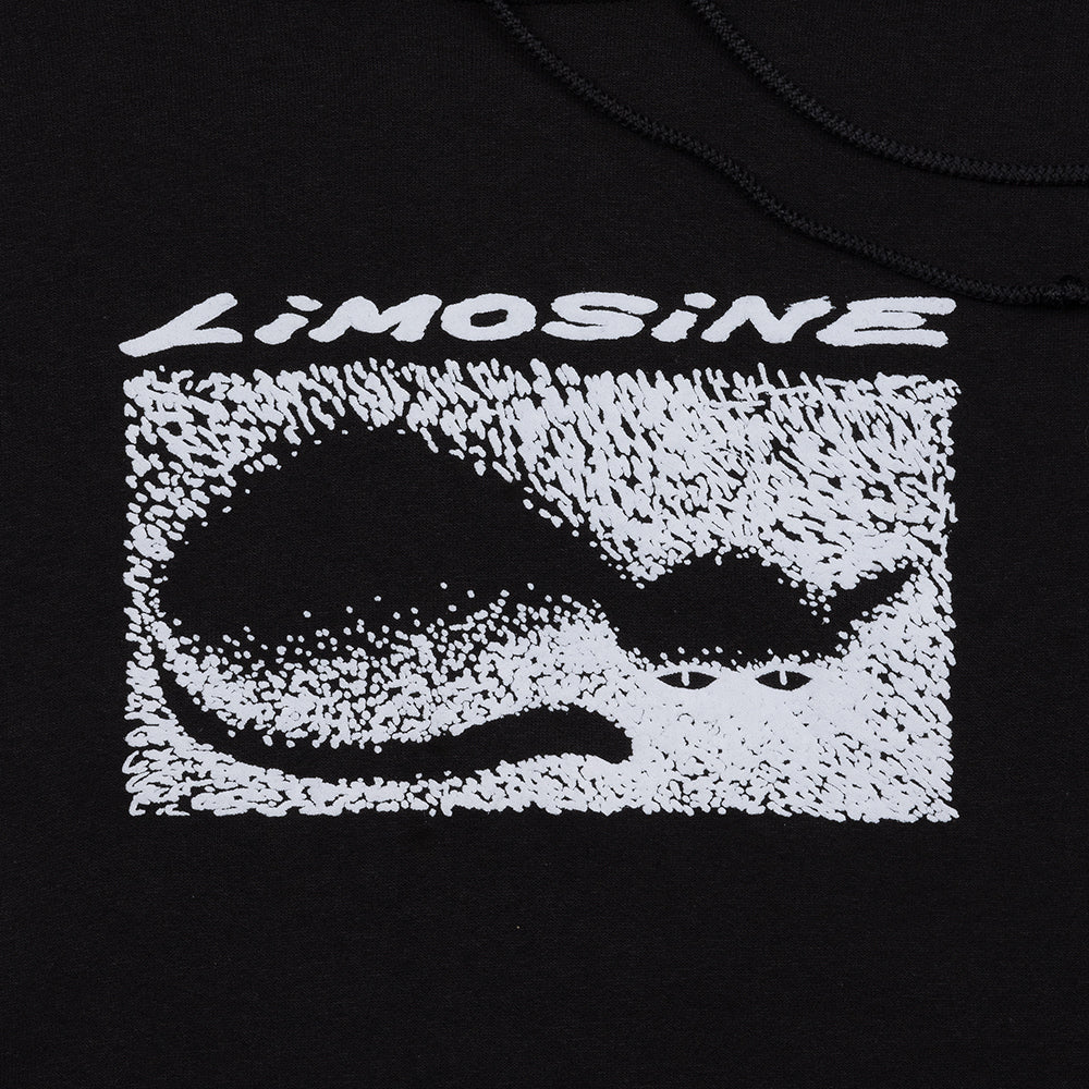 Limosine Skateboards Cat Hooded Sweat detail