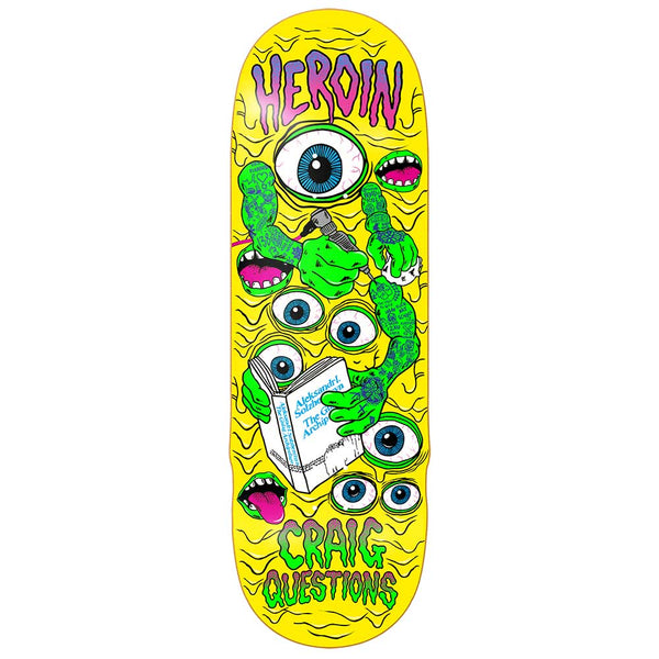 Heroin Skateboards Craig Questions Mutate Or Die Deck 10