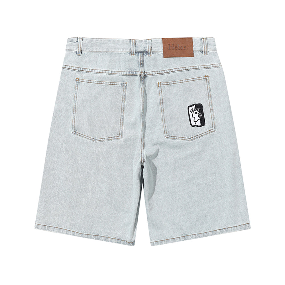 Helas Dieu Grec jean shorts back
