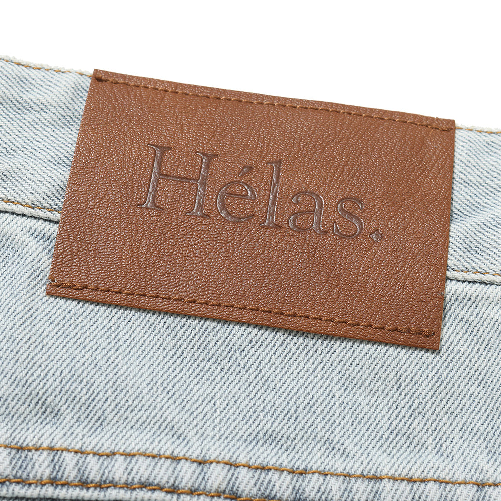 Helas Dieu Grec jean shorts patch label