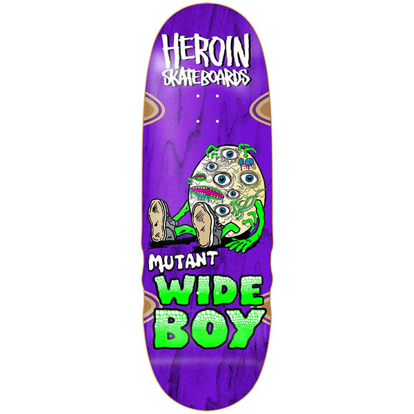 Heroin Skateboards Mutant Wideboy deck
