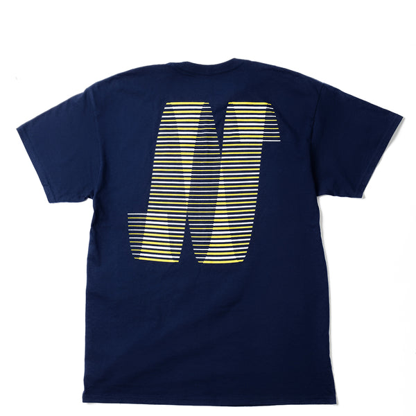 North Skateboard Magazine N Logo T-Shirt back navy