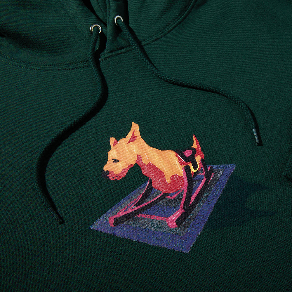 Polar Skate Co Dave Dog hooded sweat detail