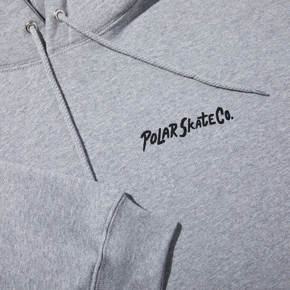 Polar Skate Co Dave Yoga Trippin hooded sweat front detail