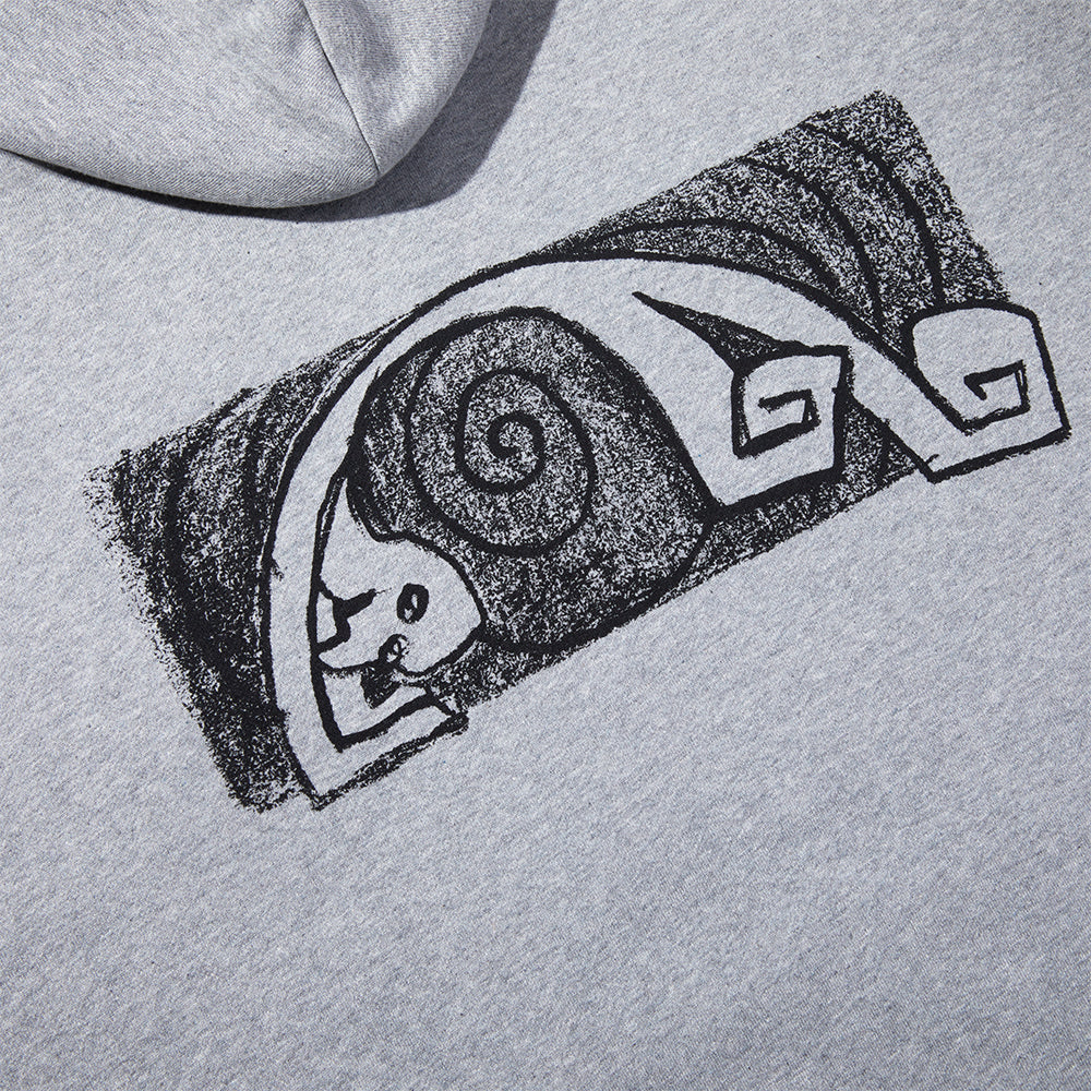 Polar Skate Co Dave Yoga Trippin hooded sweat detail