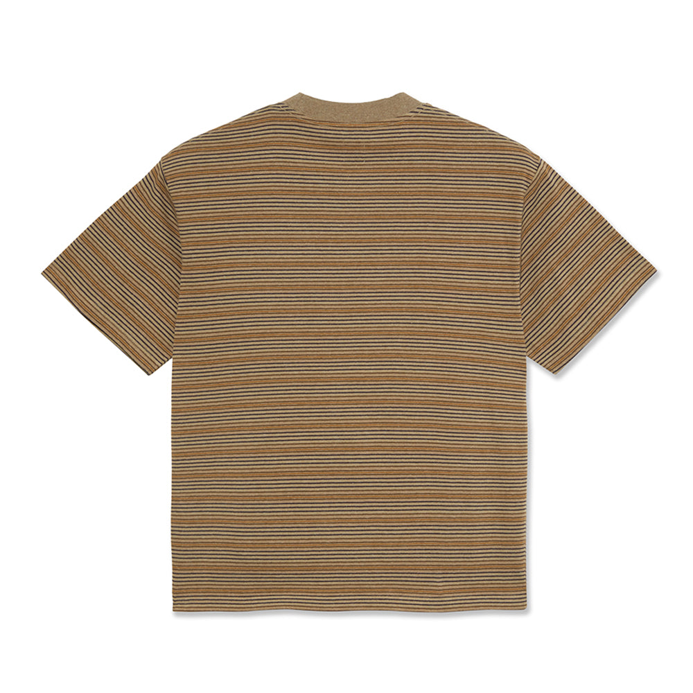 Polar Skate Co Stripe Surf T-shirt camel back