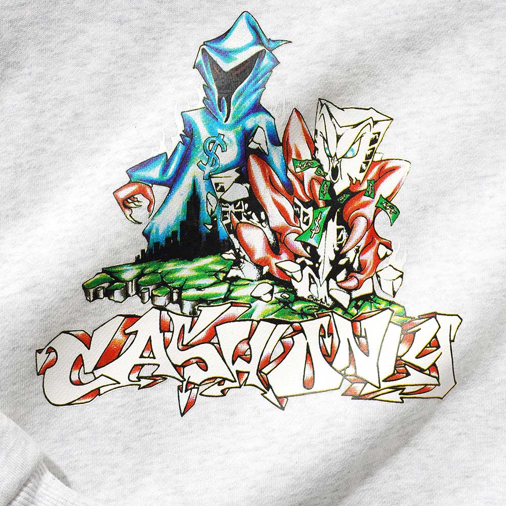 Cash Only Reaper Hooded Sweat detail