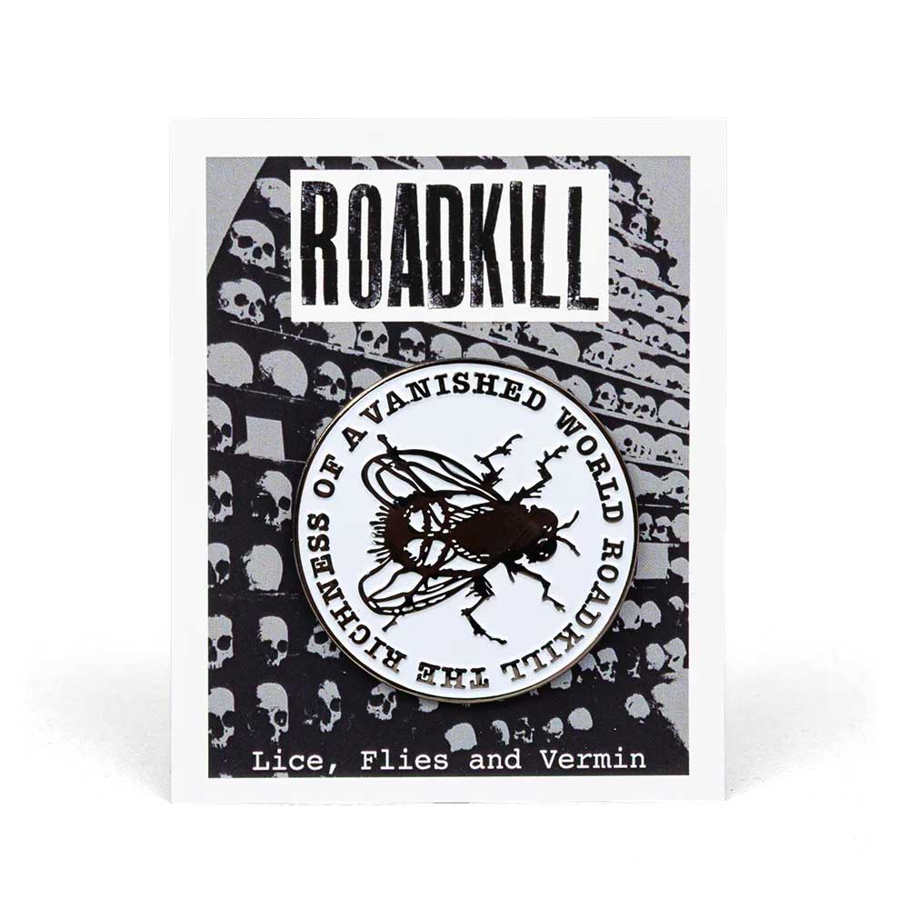 Roadkill Fly Oversized Pin Badge