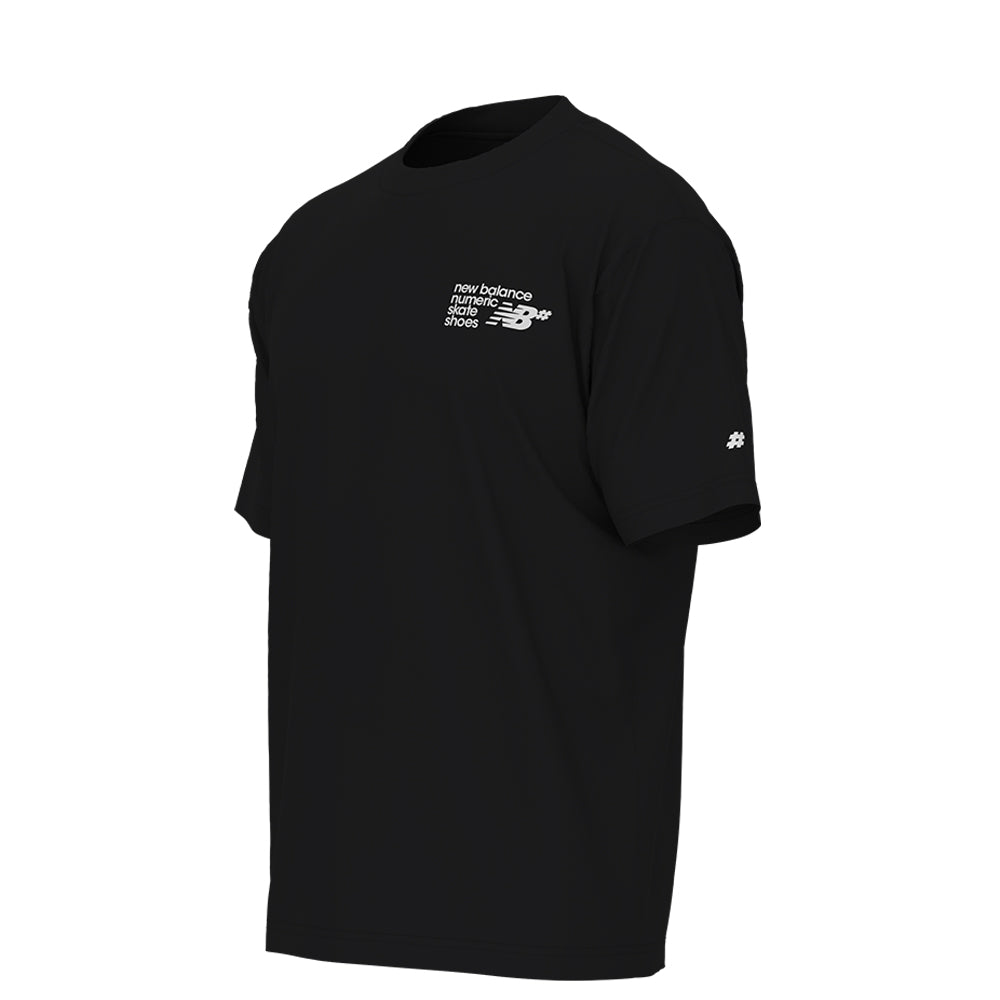 New Balance Numeric Small Logo T-Shirt black oblique