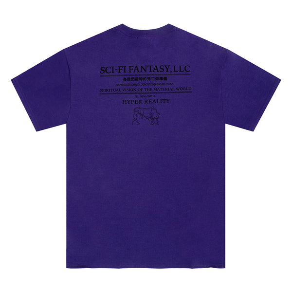 Sci Fi Fantasy Dance T-Shirt purple back