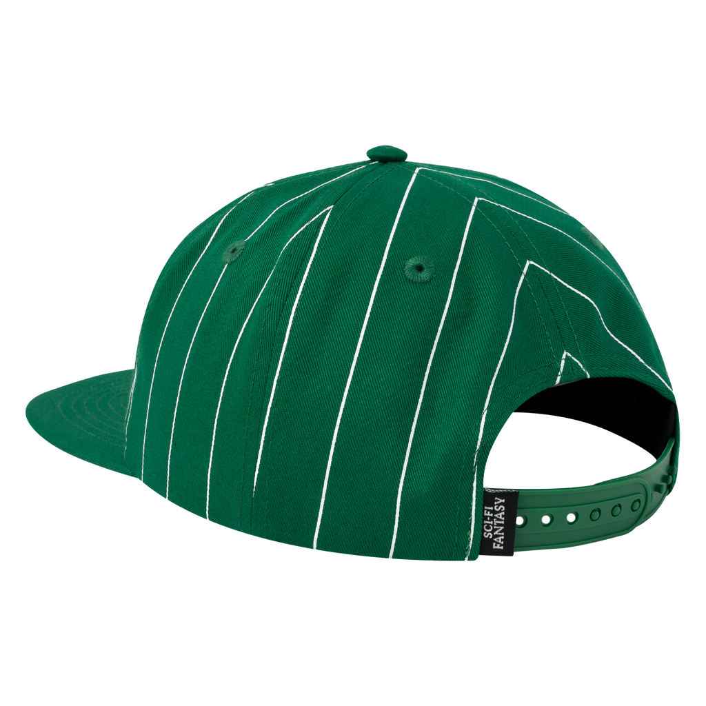 Sci Fi Fantasy Fast Stripe Cap green back