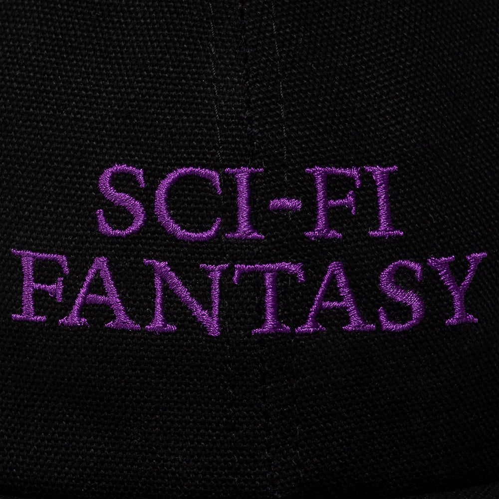 Sci-Fi Fantasy Logo Cap Black detail