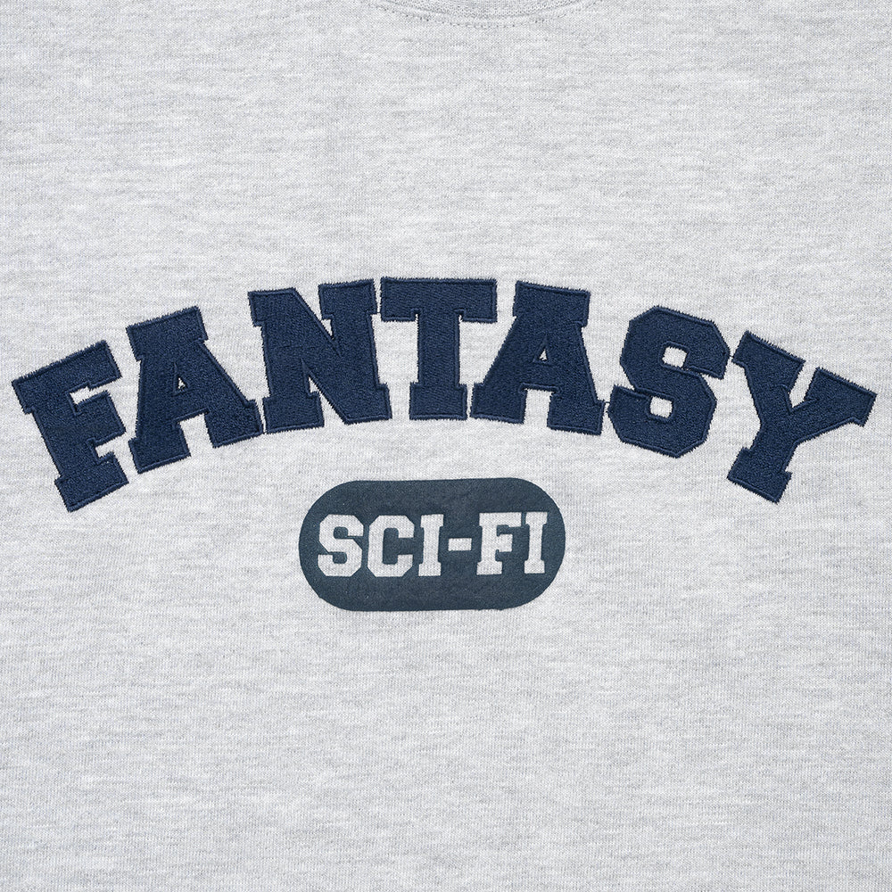 Sci Fi Fantasy U Crew Sweat Black detail