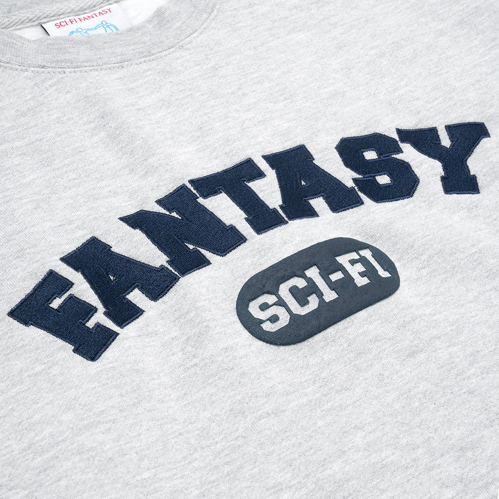 Sci Fi Fantasy U Crew Sweat Black oblique detail