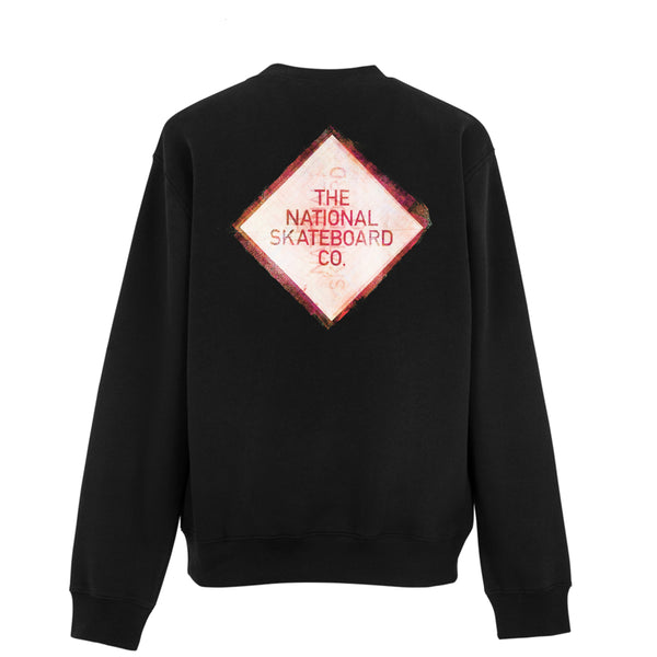 National Skateboard Co Gel Print crew sweat