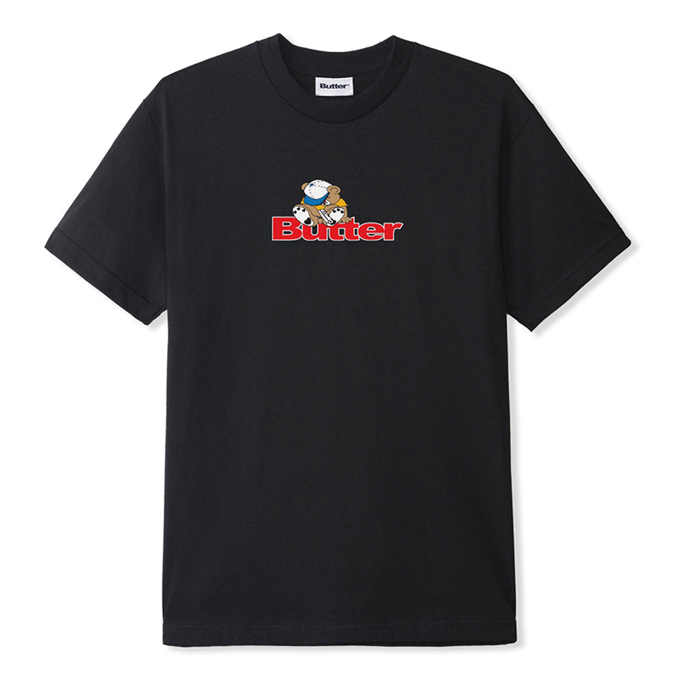 Butter Good Teddy Logo T black