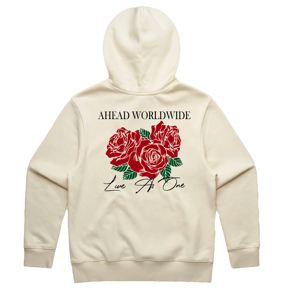 Ahead Live As One hooded sweat back