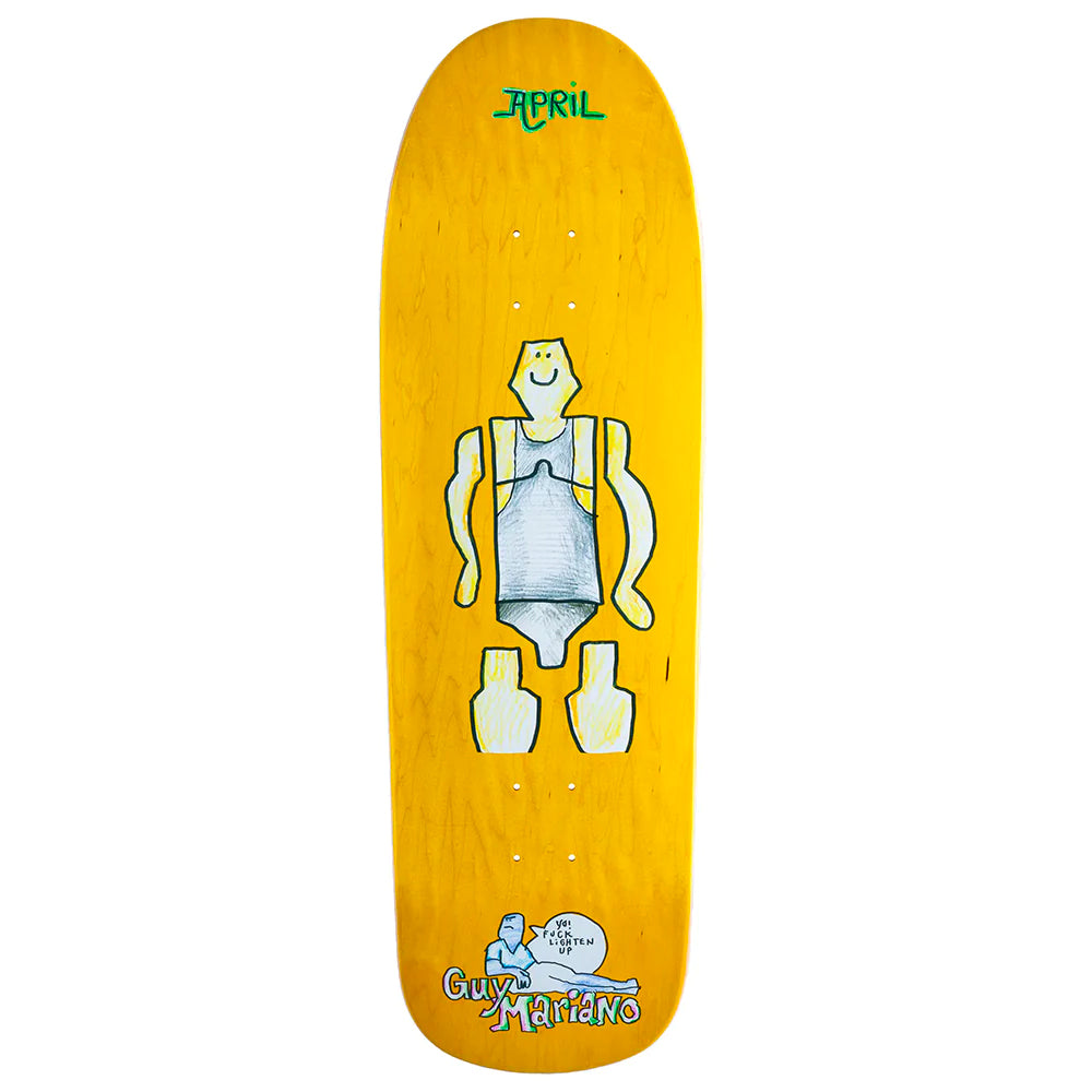 April Skateboards Guy Mariano Guy By Gonz deck 9.6" wide