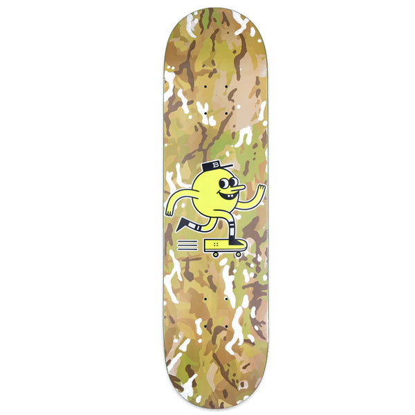 Blast Skates Camo Mascot deck