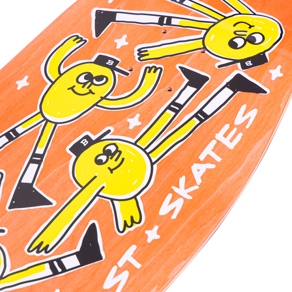 Blast Skates Mascot Doodle deck detail