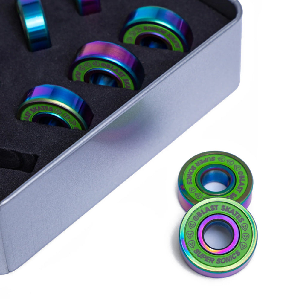Blast Skates Super Sonic Bearings display