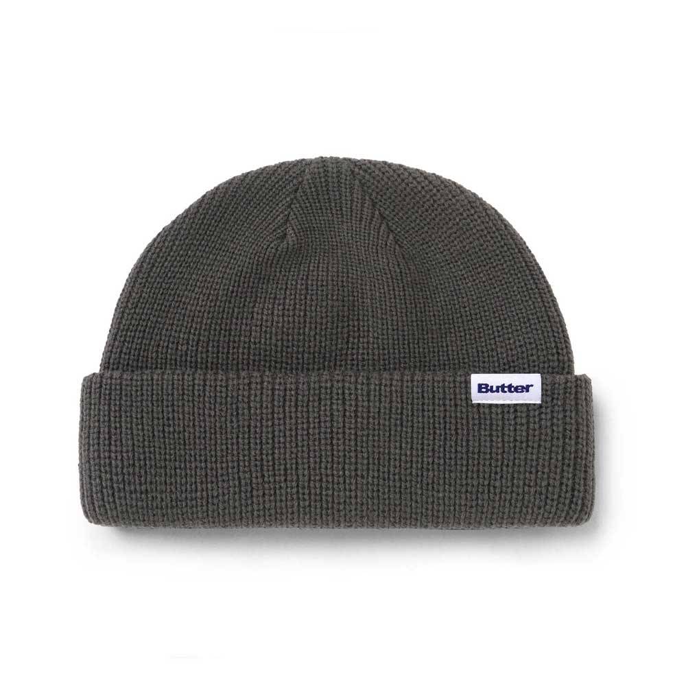 Butter Goods Wharfie Beanie Charcoal Grey
