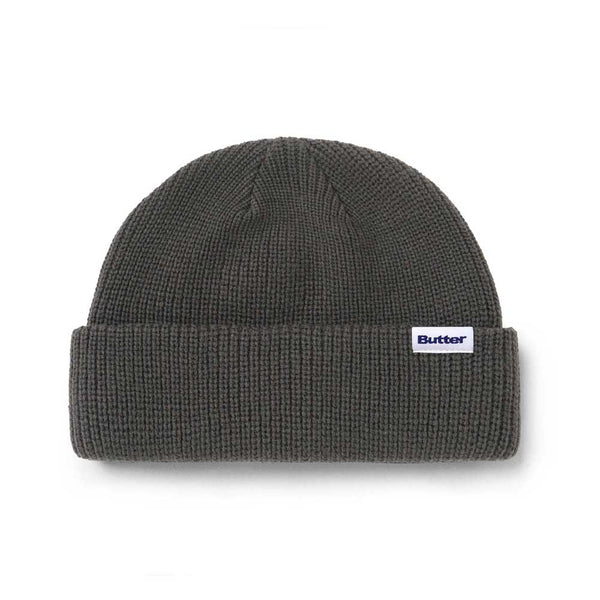 Butter Goods Wharfie Beanie Charcoal Grey