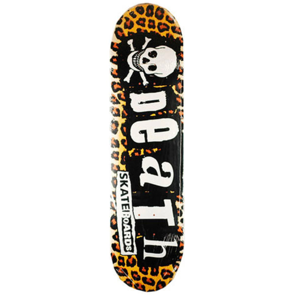Death Skateboards Leopard Punk deck 8.25