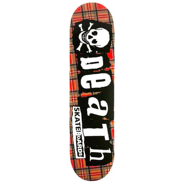 Death Skateboards Punk Tartan Deck 8.5