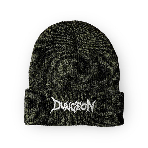 Dungeon Logo Beanie Antique Green