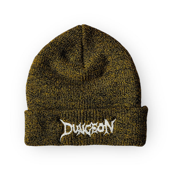 Dungeon Logo Beanie Antique yellow