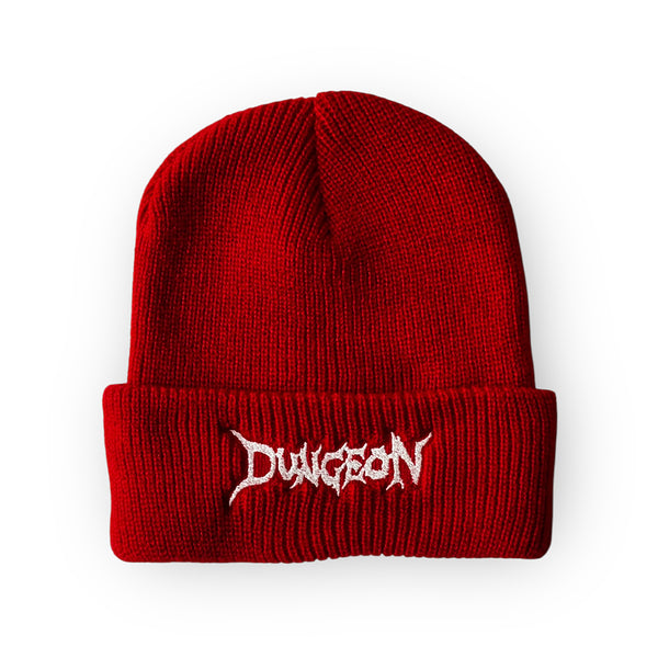 Dungeon Logo Beanie Red