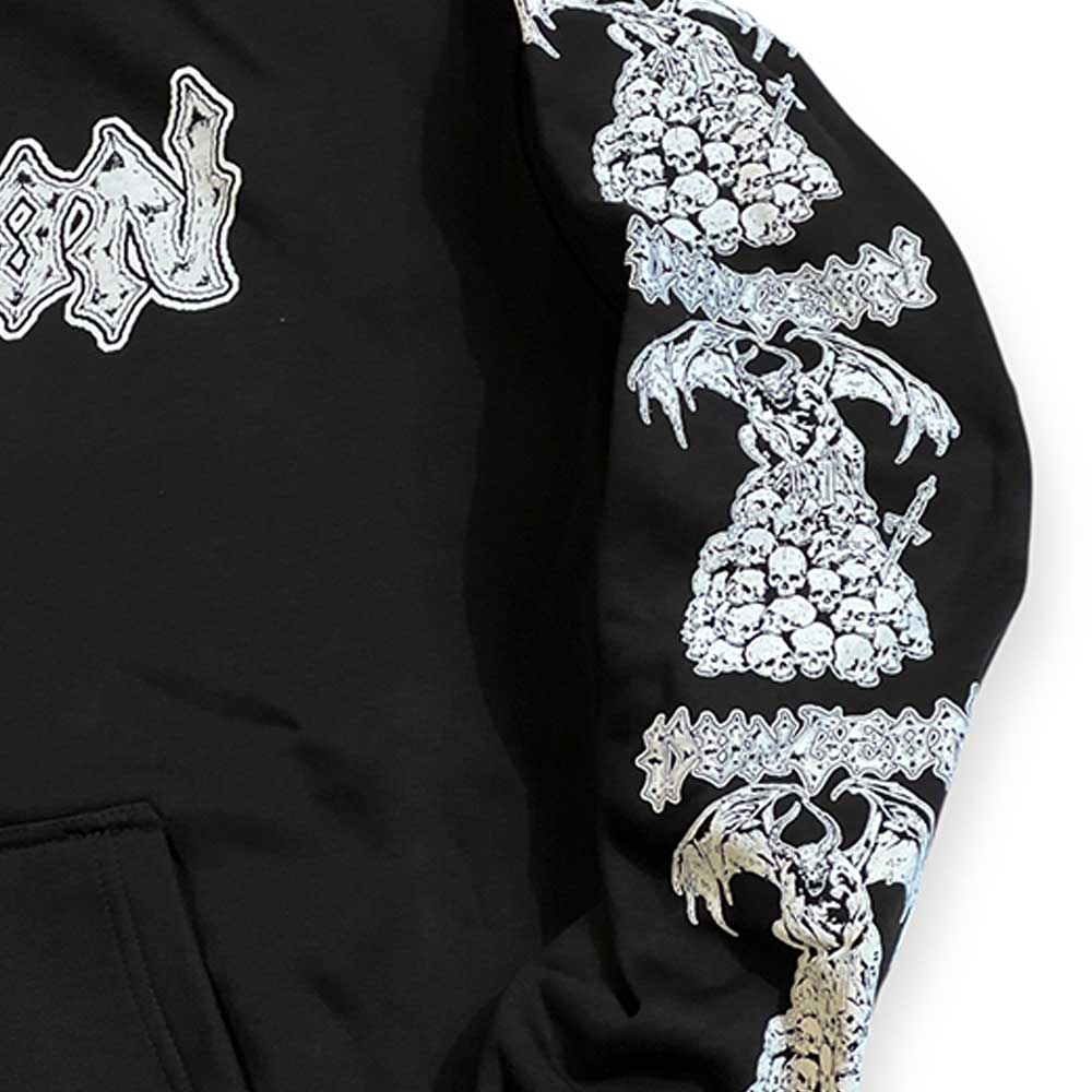 Dungeon Ritual Steel Hooded Sweat Black