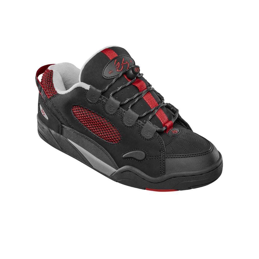 Es Footwear Muska OG-1 black red oblique