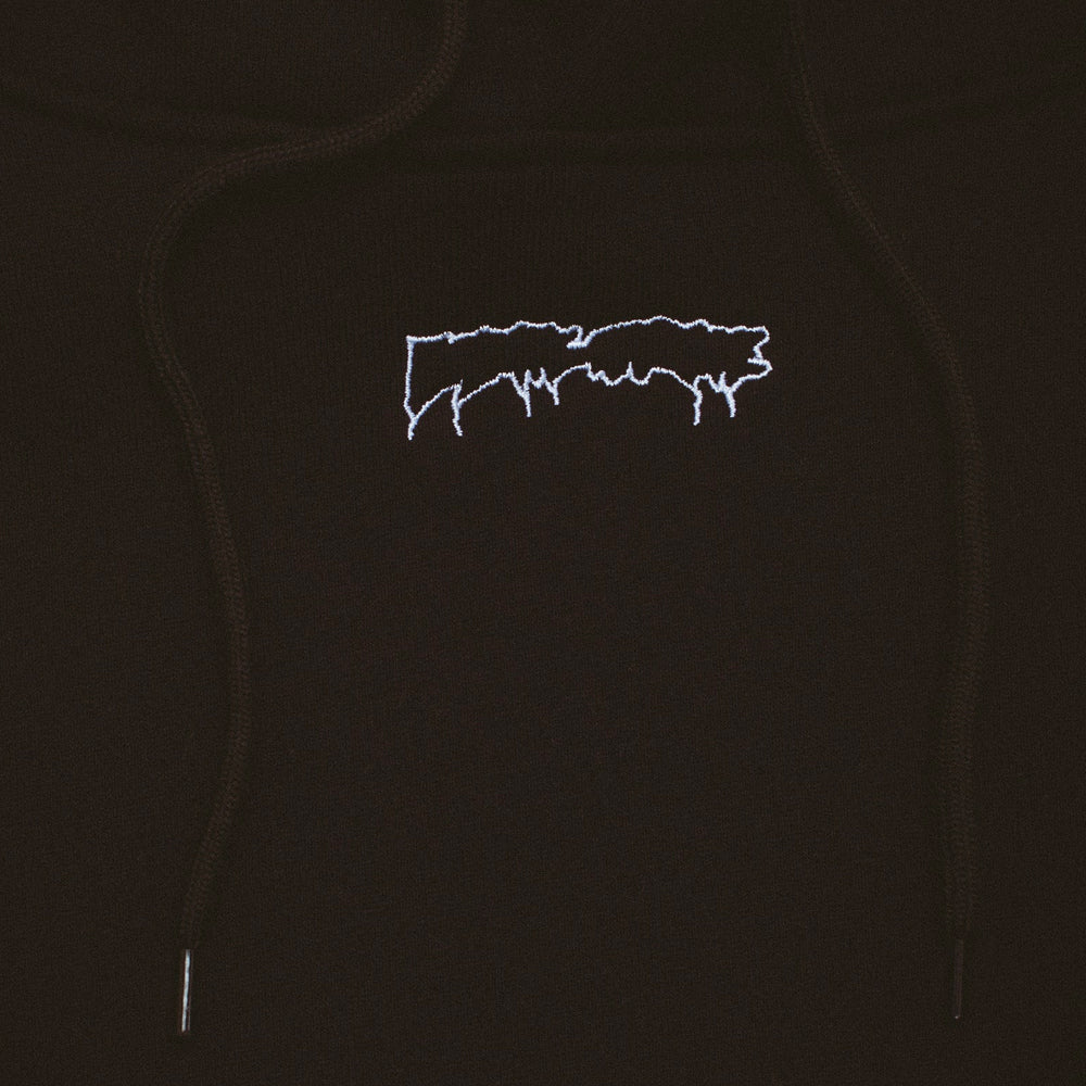 Fucking Awesome Smoke hooded sweat embroider