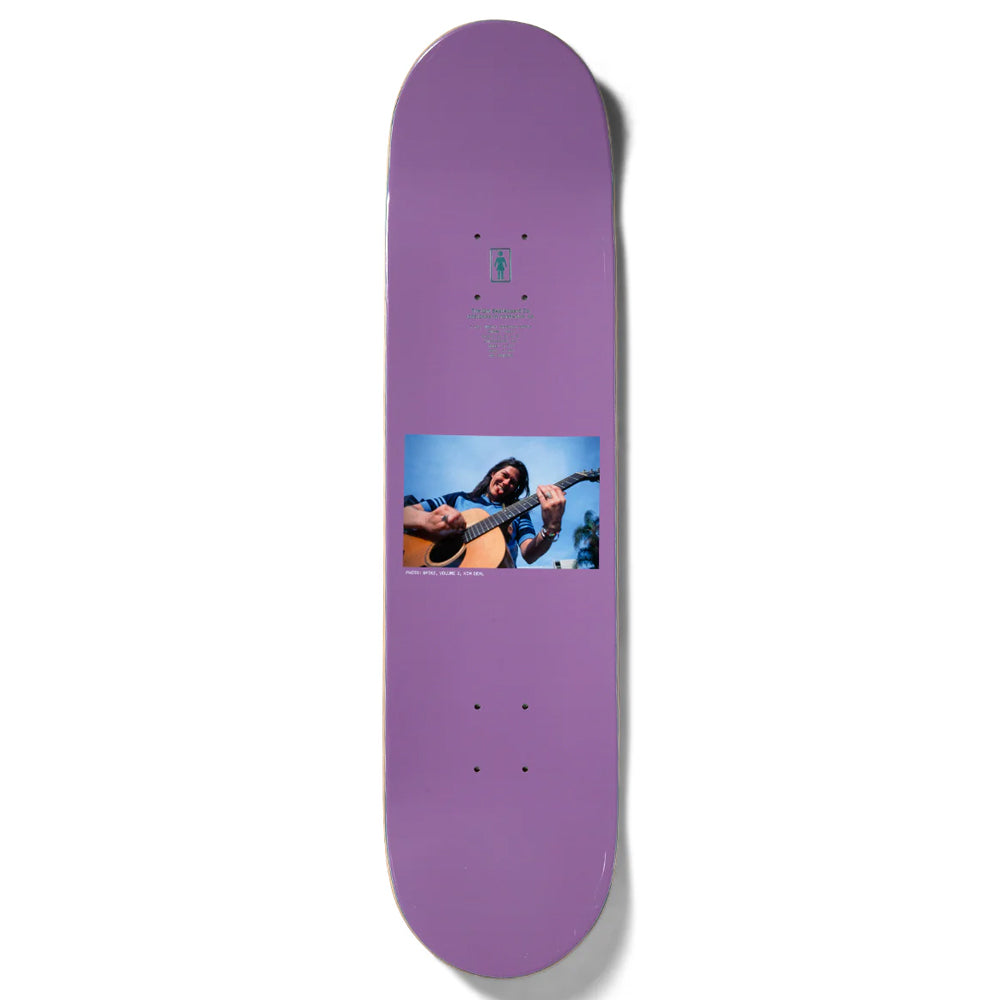 Girl Skateboards Spike Photo Kim Deal deck  Girl Skateboards Spike Photo Kim Deal deck 8 top