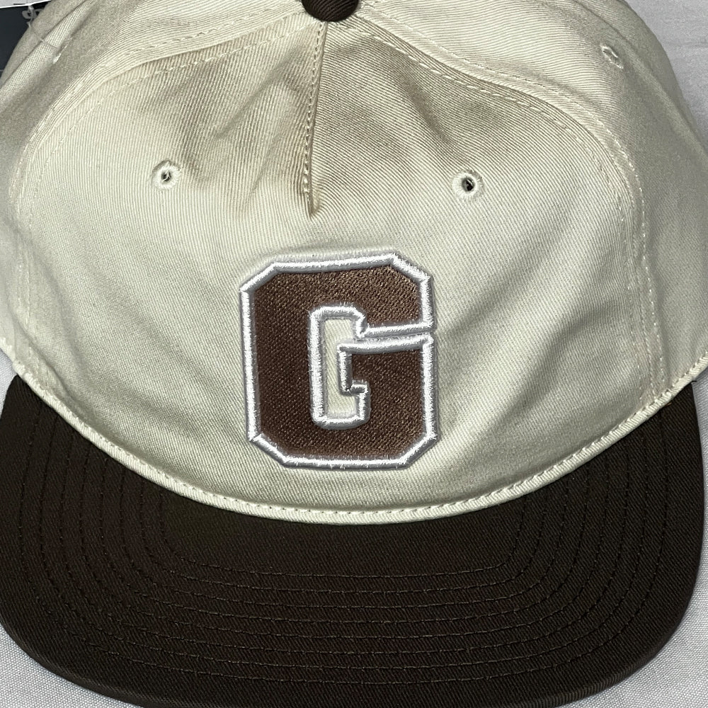 GVNMNT G Way Cap brown cream detail