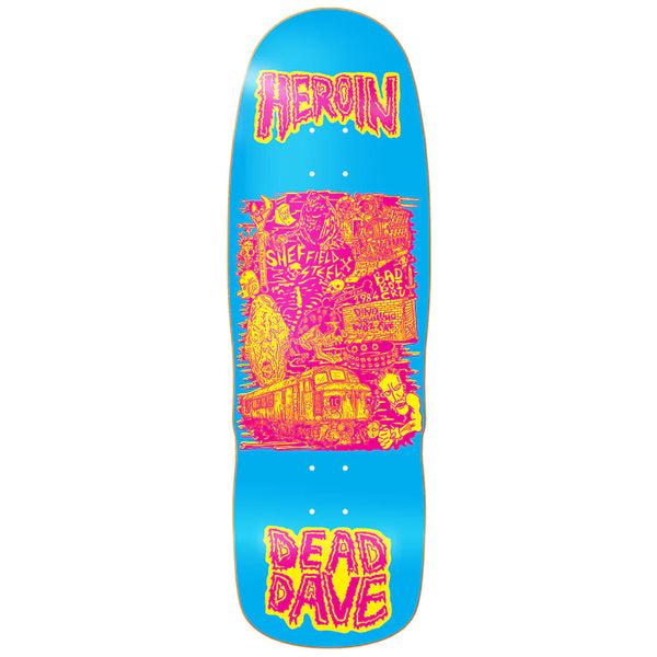Heroin Skateboards Dead Dave Allegory Of Fear deck