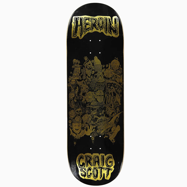 Heroin Skateboards Craig Questions Allegory Of Fear Deck