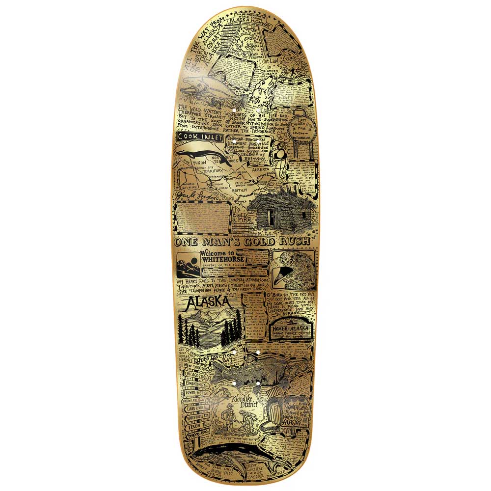 Heroin Skateboards Craig Questions Gold Rush Deck 10
