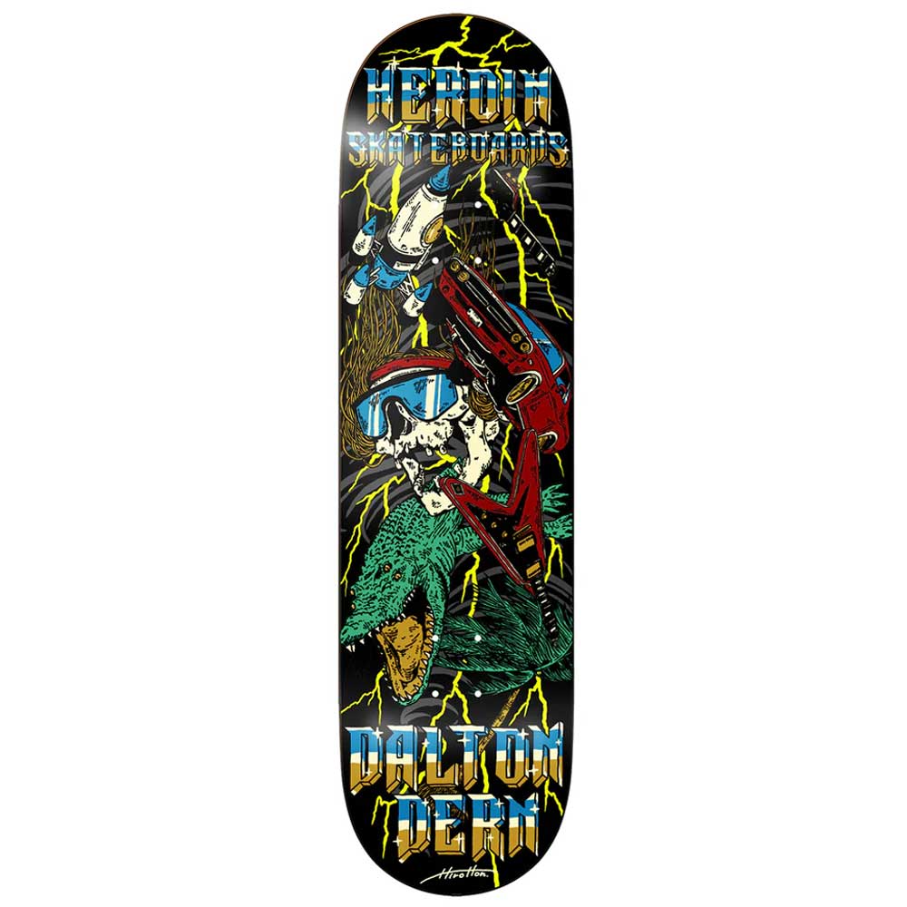 Heroin Skateboards Dern Hurricane deck