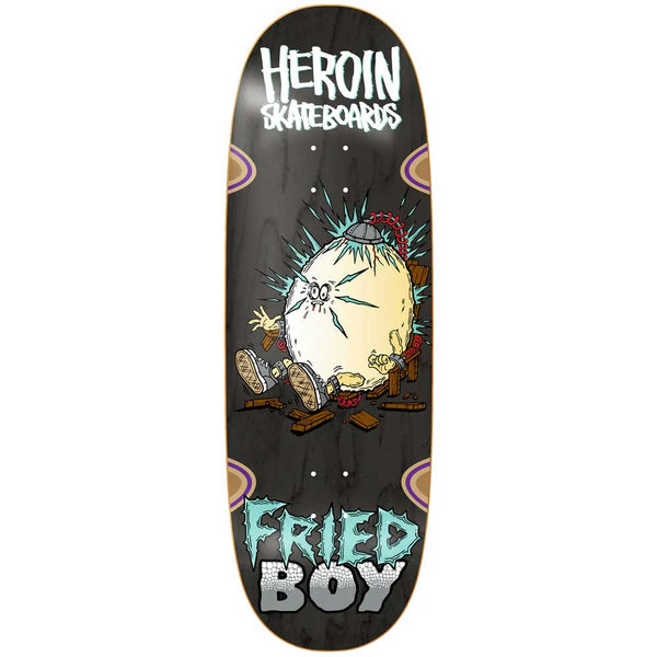Heroin Skateboards Fried Boy Egg 10.4