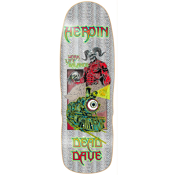 Heroin Skateboards Dead Dave Hellscape deck
