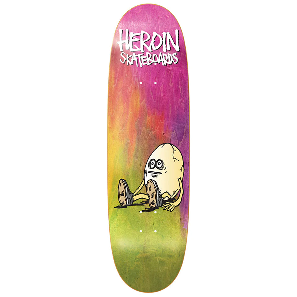 Heroin Skateboards Rainbow Egg deck