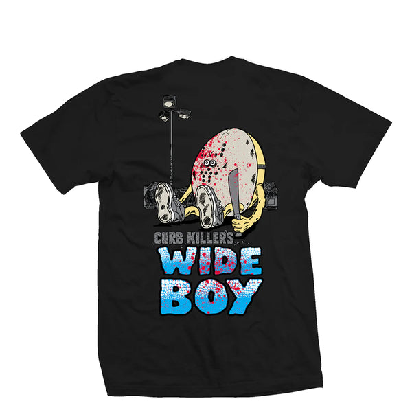 Heroin Skateboards Curb Killer Wide Boy T-Shirt