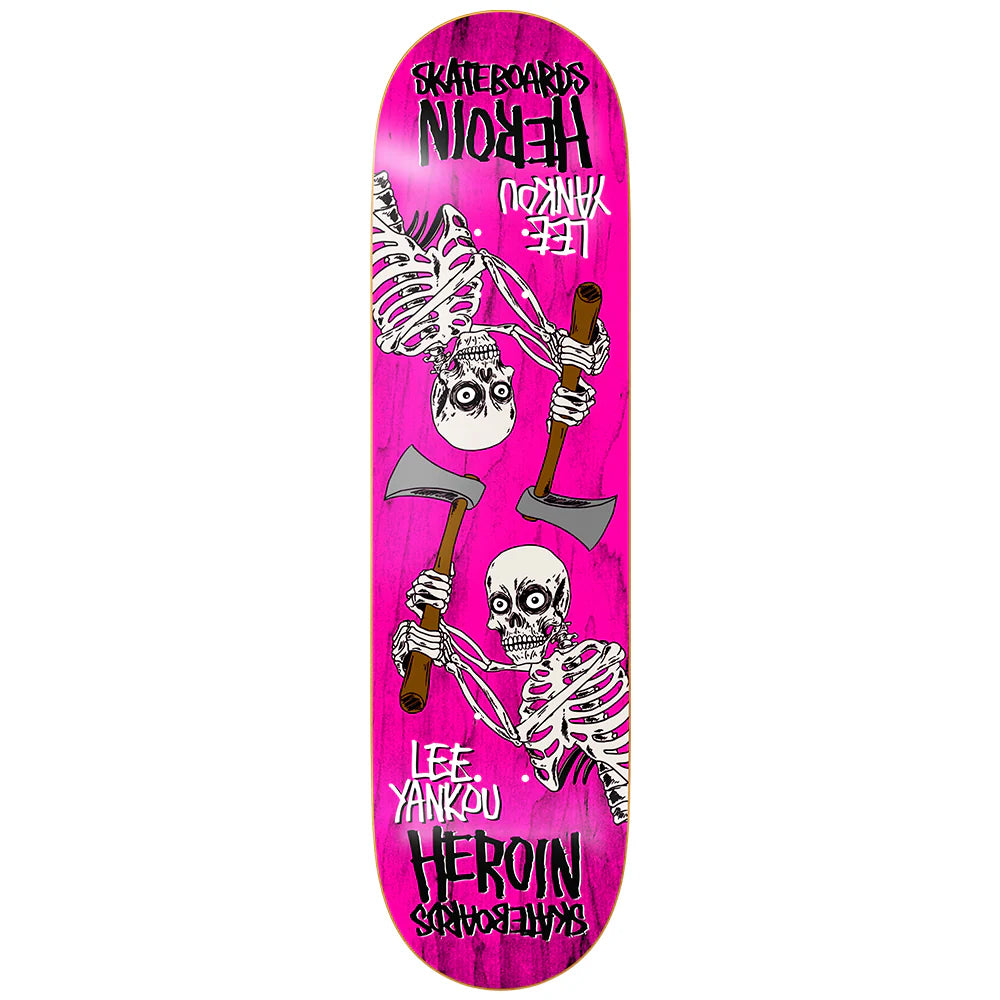 Lee Yankou Axe Skeletons Symmetrical Deck 8.25