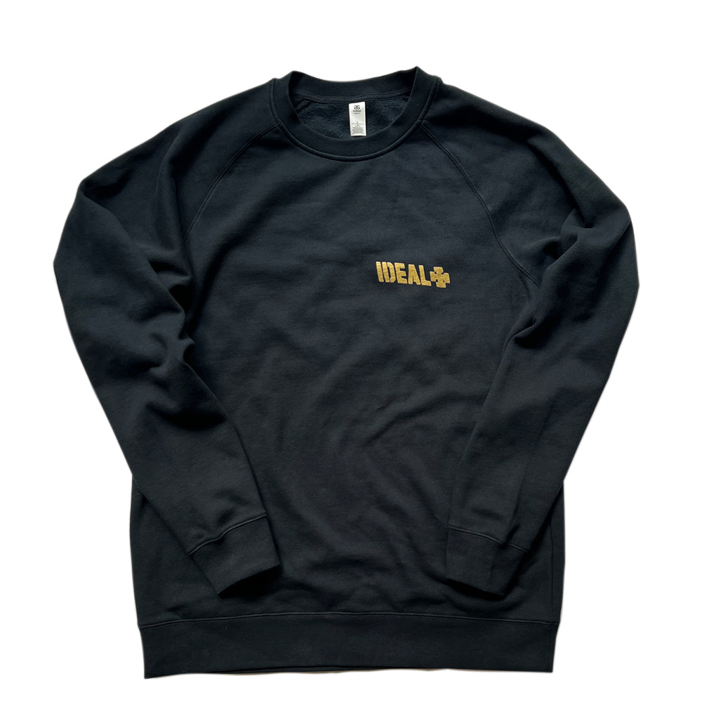 Ideal Skateboard Supply 0121 Stencil crew sweat front